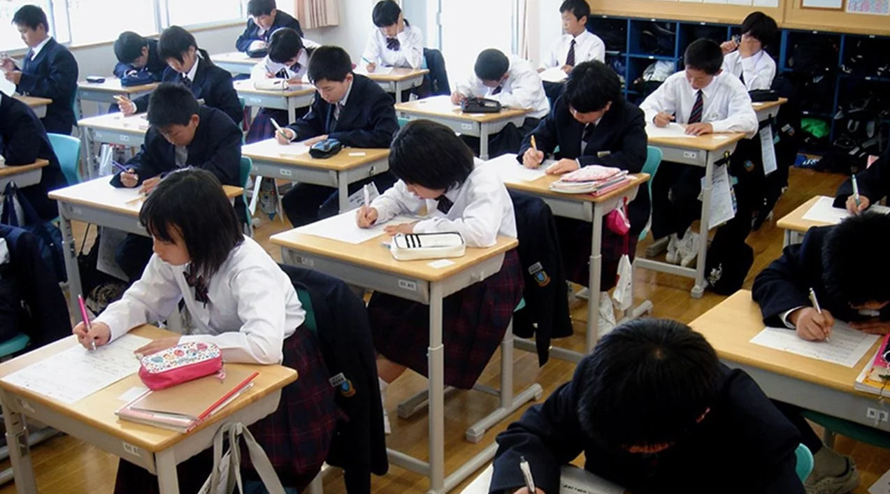 inside a Japanese classroom
